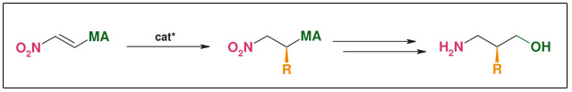 Beta-AS-asymmetric conjugate addition chiroblock