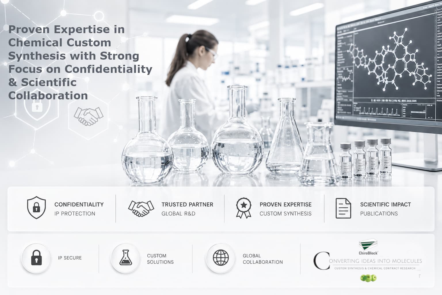 Scientific Proof ChiroBlock trusted Expert for Custom Synthesis